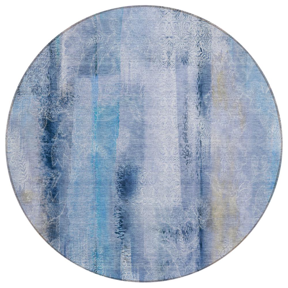 Chantille ACN537 Blue 8' x 8' Rug. Picture 1