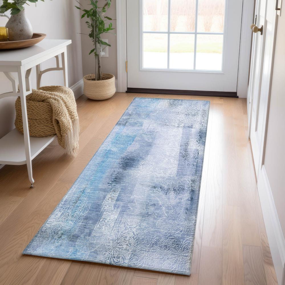 Chantille ACN537 Blue 2'3" x 7'6" Rug. Picture 6