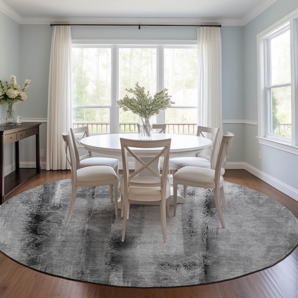 Chantille ACN537 Gray 8' x 8' Rug. Picture 7