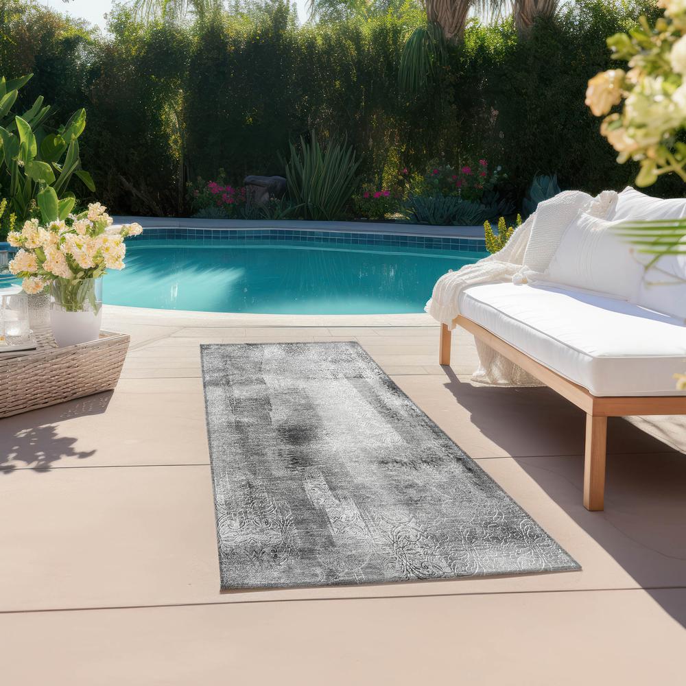 Chantille ACN537 Gray 2'3" x 7'6" Rug. Picture 7