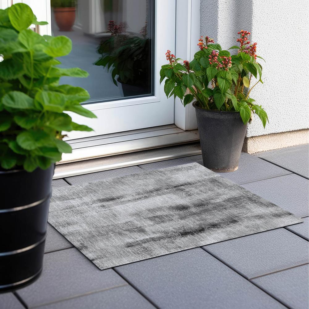 Chantille ACN537 Gray 1'8" x 2'6" Rug. Picture 7