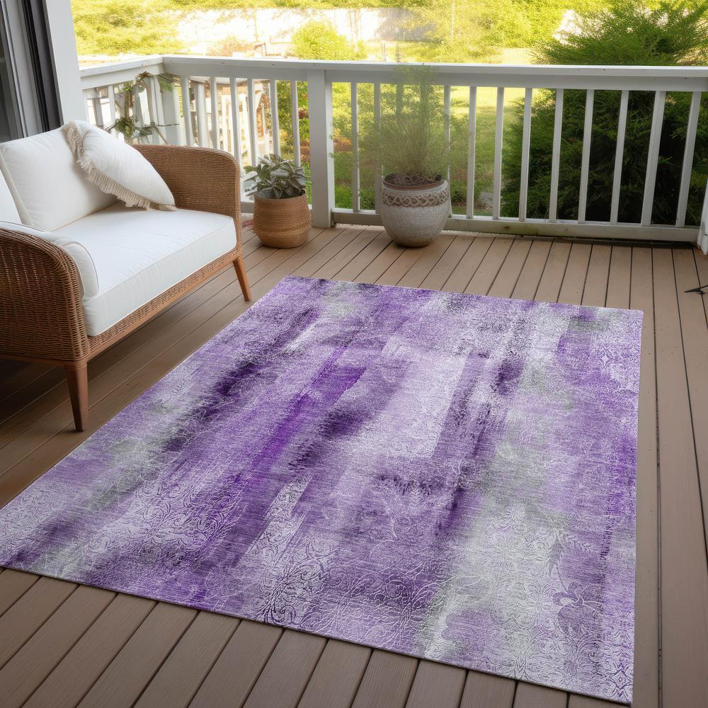 Chantille ACN537 Purple 2'6" x 3'10" Rug. Picture 8