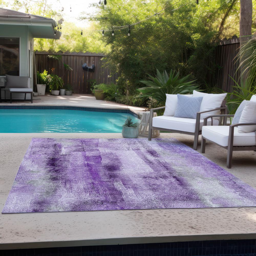Chantille ACN537 Purple 2'6" x 3'10" Rug. Picture 9