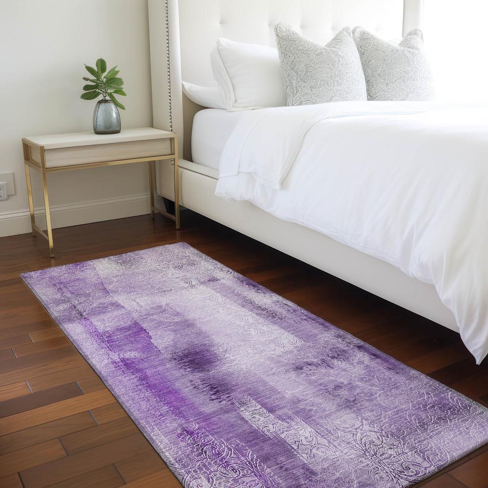 Chantille ACN537 Purple 2'3" x 7'6" Rug. Picture 6