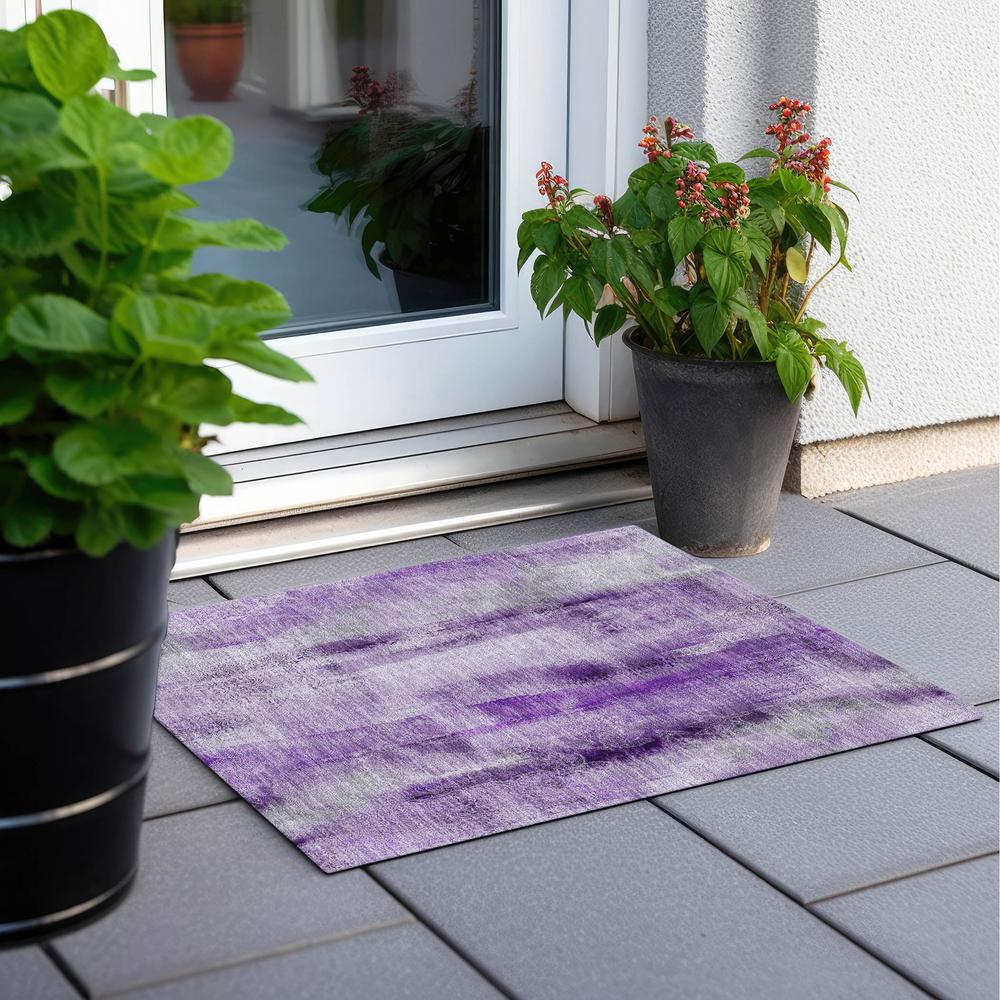 Chantille ACN537 Purple 1'8" x 2'6" Rug. Picture 7