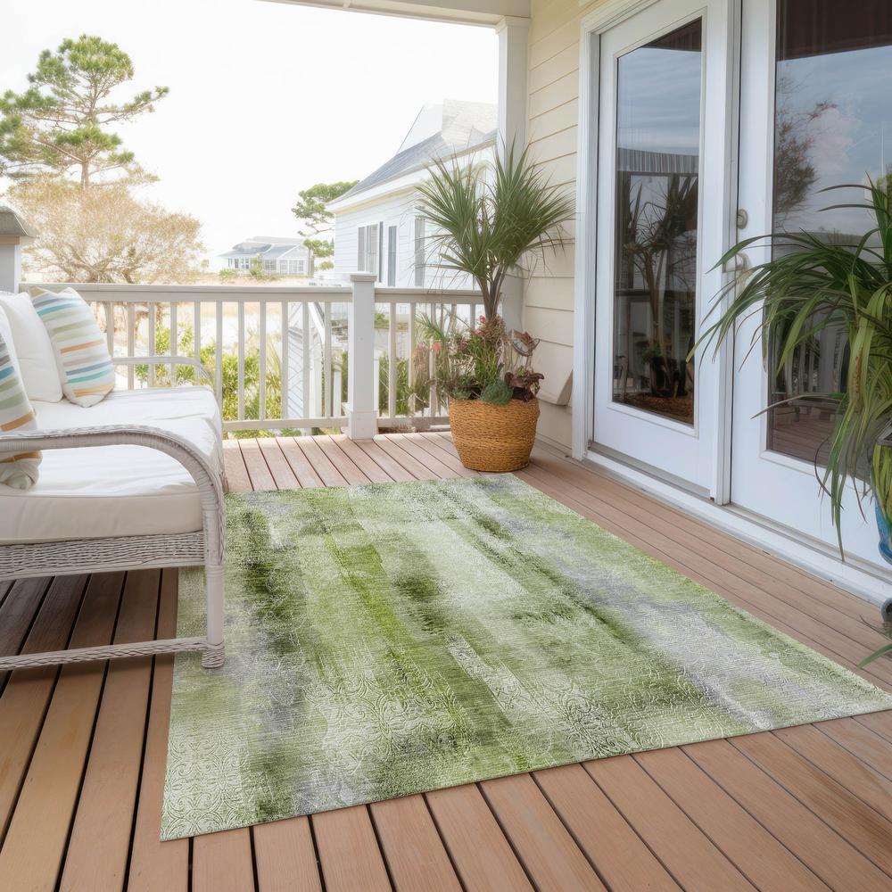 Chantille ACN537 Green 2'6" x 3'10" Rug. Picture 8