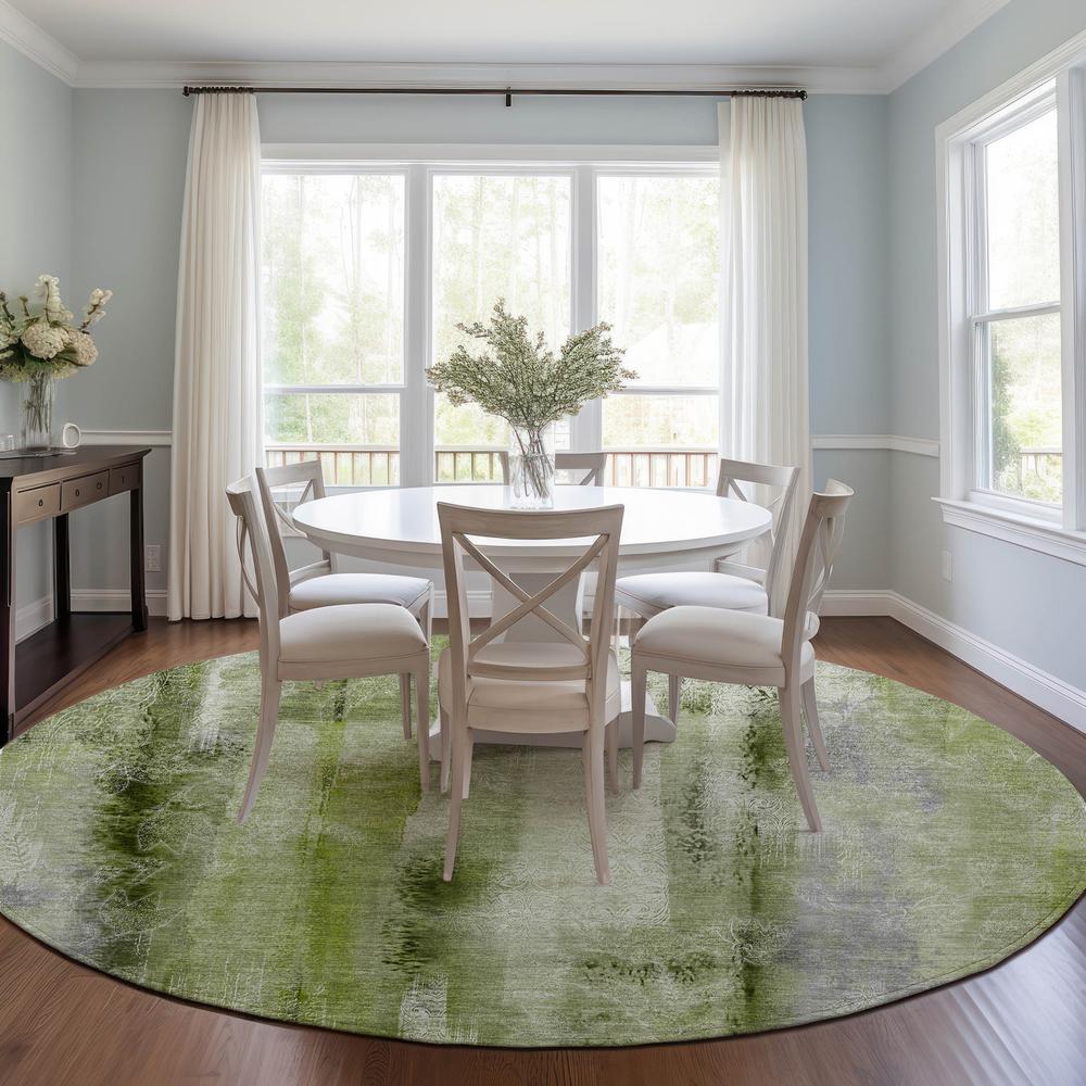 Chantille ACN537 Green 8' x 8' Rug. Picture 6
