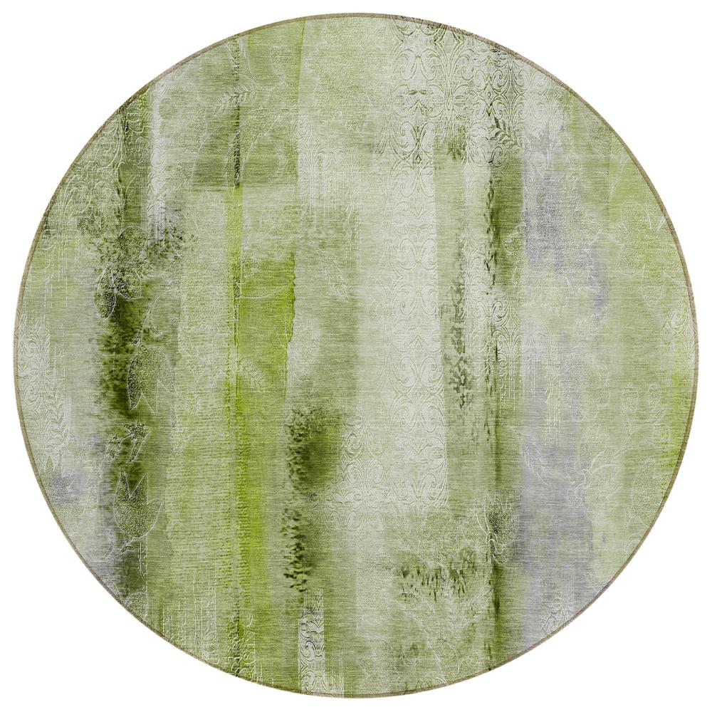 Chantille ACN537 Green 8' x 8' Rug. Picture 1