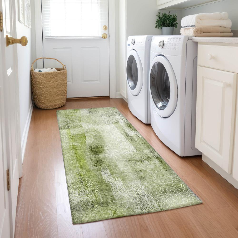 Chantille ACN537 Green 2'3" x 7'6" Rug. Picture 6