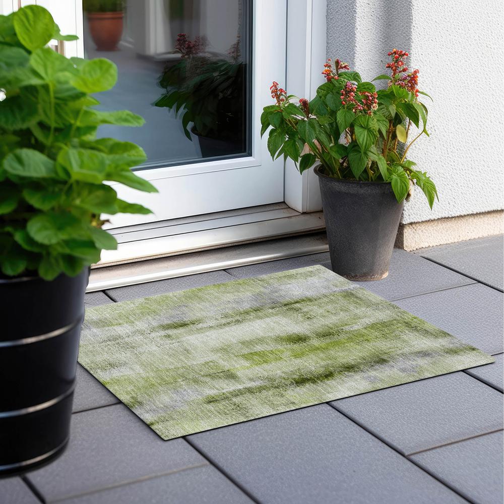 Chantille ACN537 Green 1'8" x 2'6" Rug. Picture 8