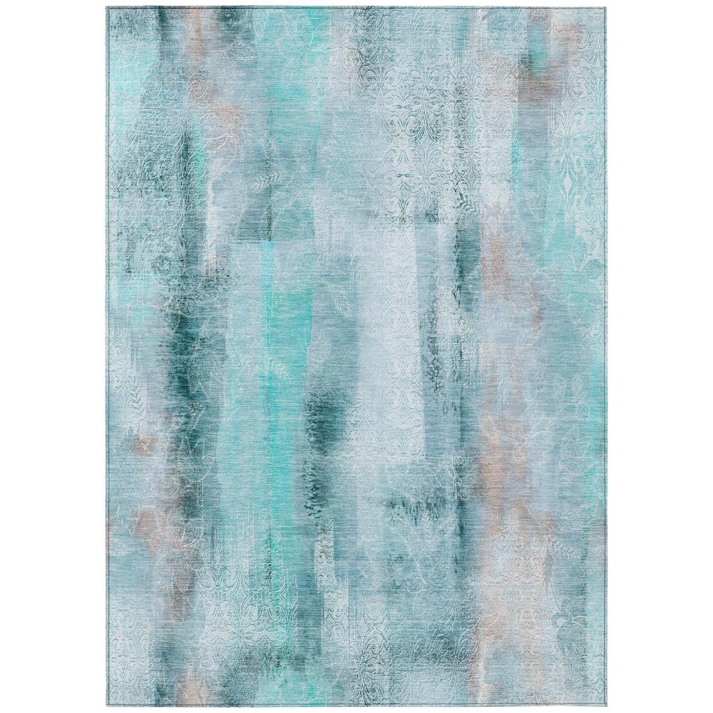 Chantille ACN537 Teal 2'6" x 3'10" Rug. Picture 1