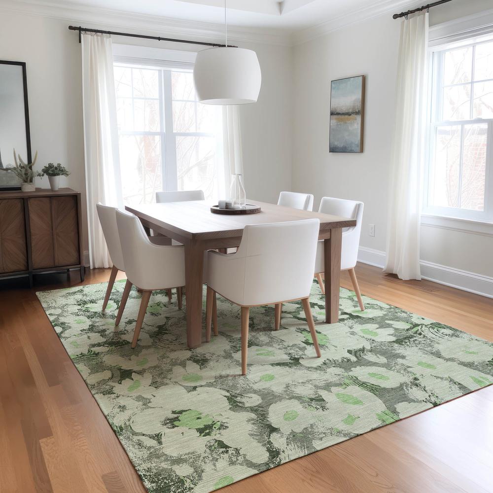 Chantille ACN538 Green 2'6" x 3'10" Rug. Picture 6