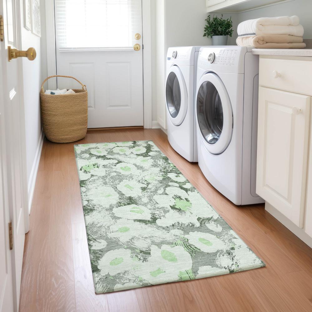 Chantille ACN538 Green 2'3" x 7'6" Rug. Picture 6