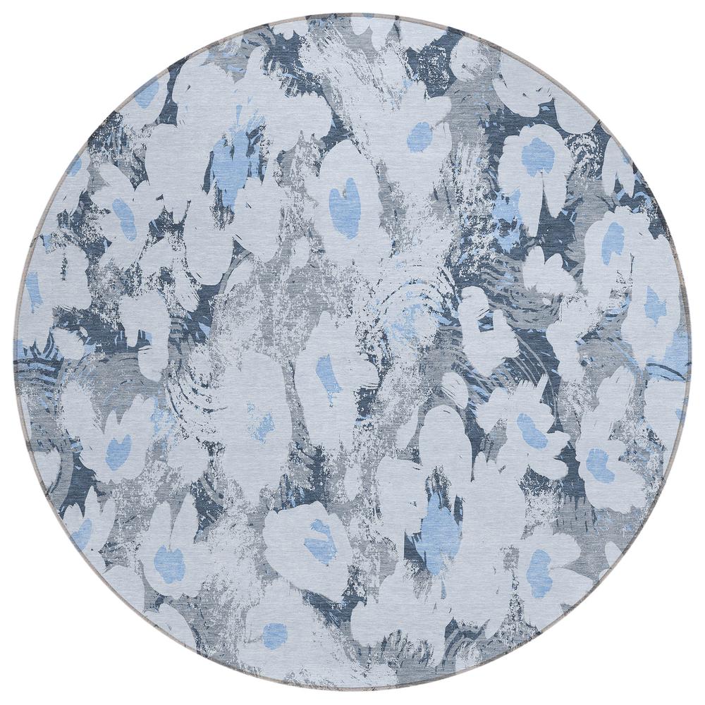 Chantille ACN538 Blue 8' x 8' Rug. Picture 1