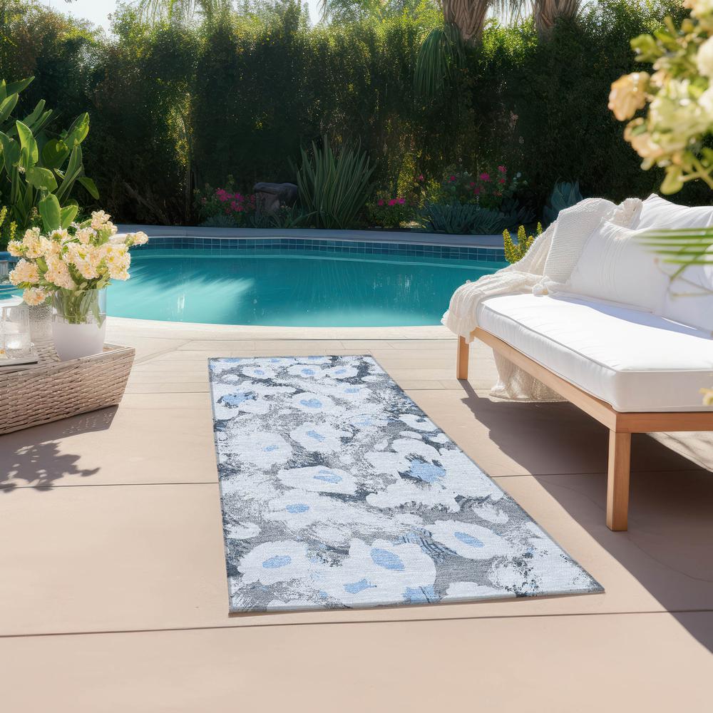 Chantille ACN538 Blue 2'3" x 7'6" Rug. Picture 7