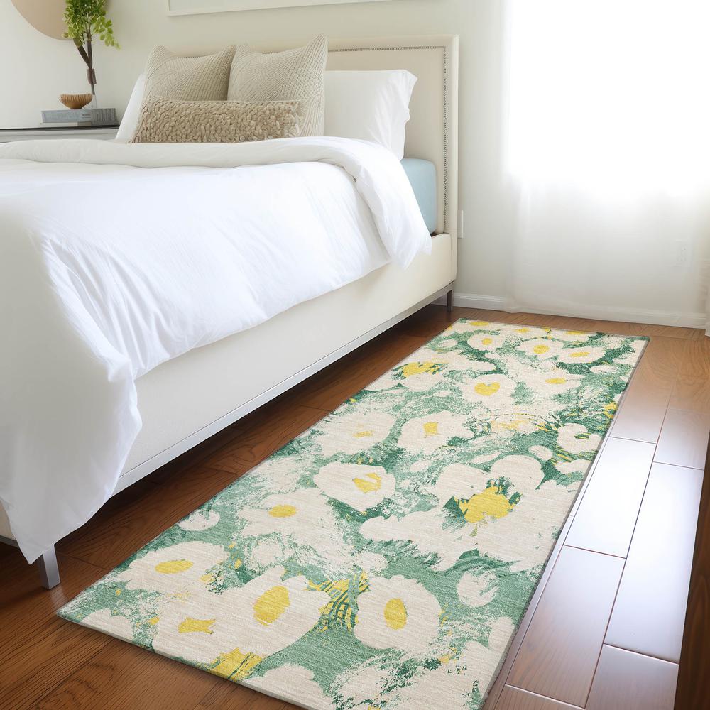 Chantille ACN538 Green 2'3" x 7'6" Rug. Picture 7