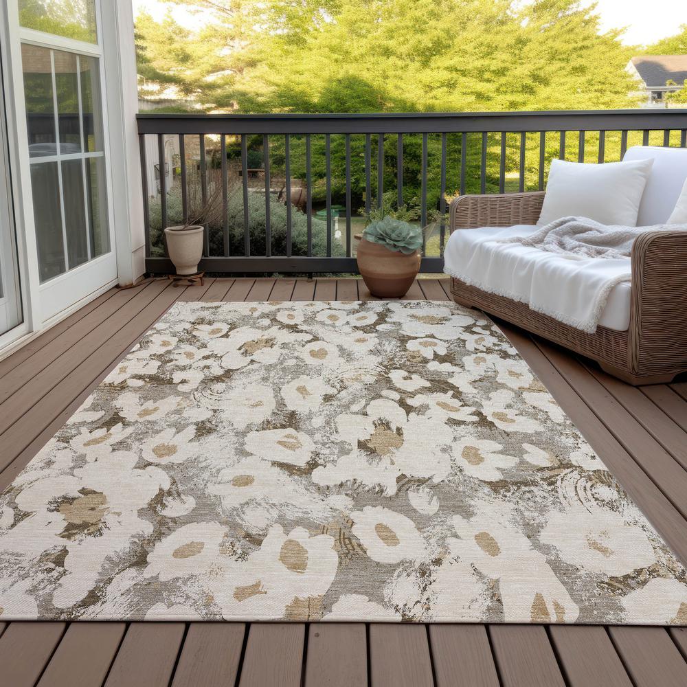 Chantille ACN538 Brown 2'6" x 3'10" Rug. Picture 9