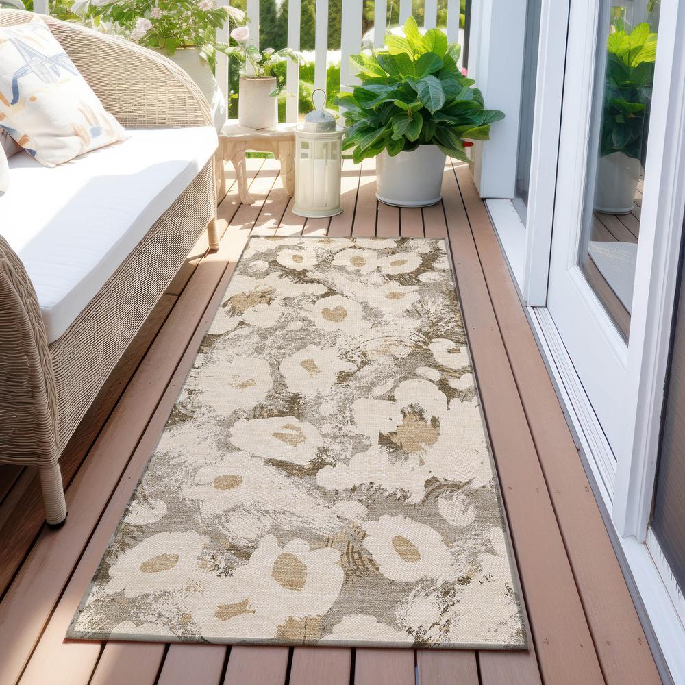 Chantille ACN538 Brown 2'3" x 7'6" Rug. Picture 7