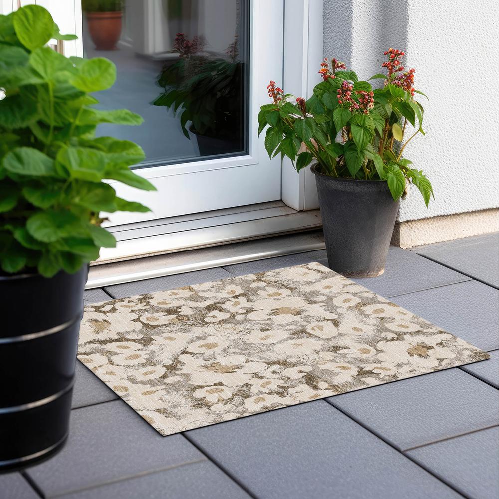 Chantille ACN538 Brown 1'8" x 2'6" Rug. Picture 7
