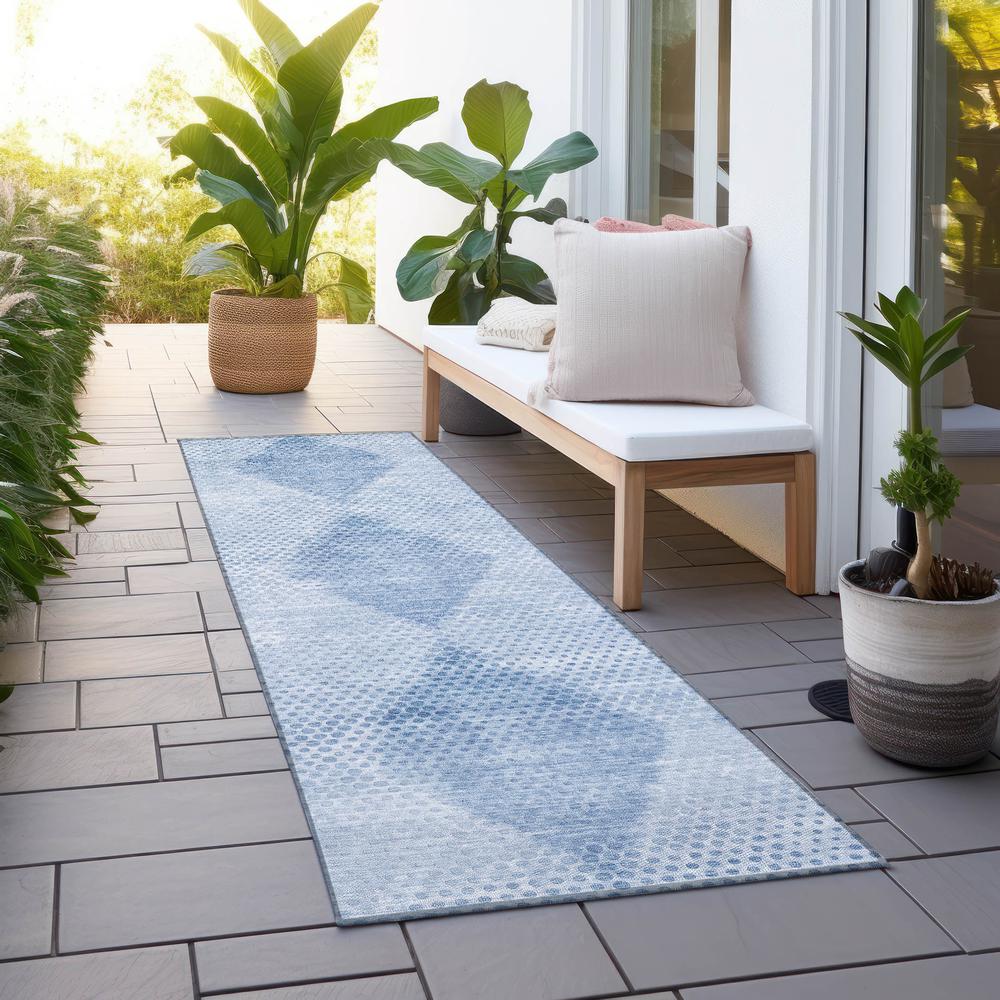 Chantille ACN539 Blue 2'3" x 7'6" Rug. Picture 7