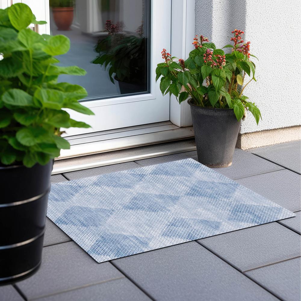 Chantille ACN539 Blue 1'8" x 2'6" Rug. Picture 8
