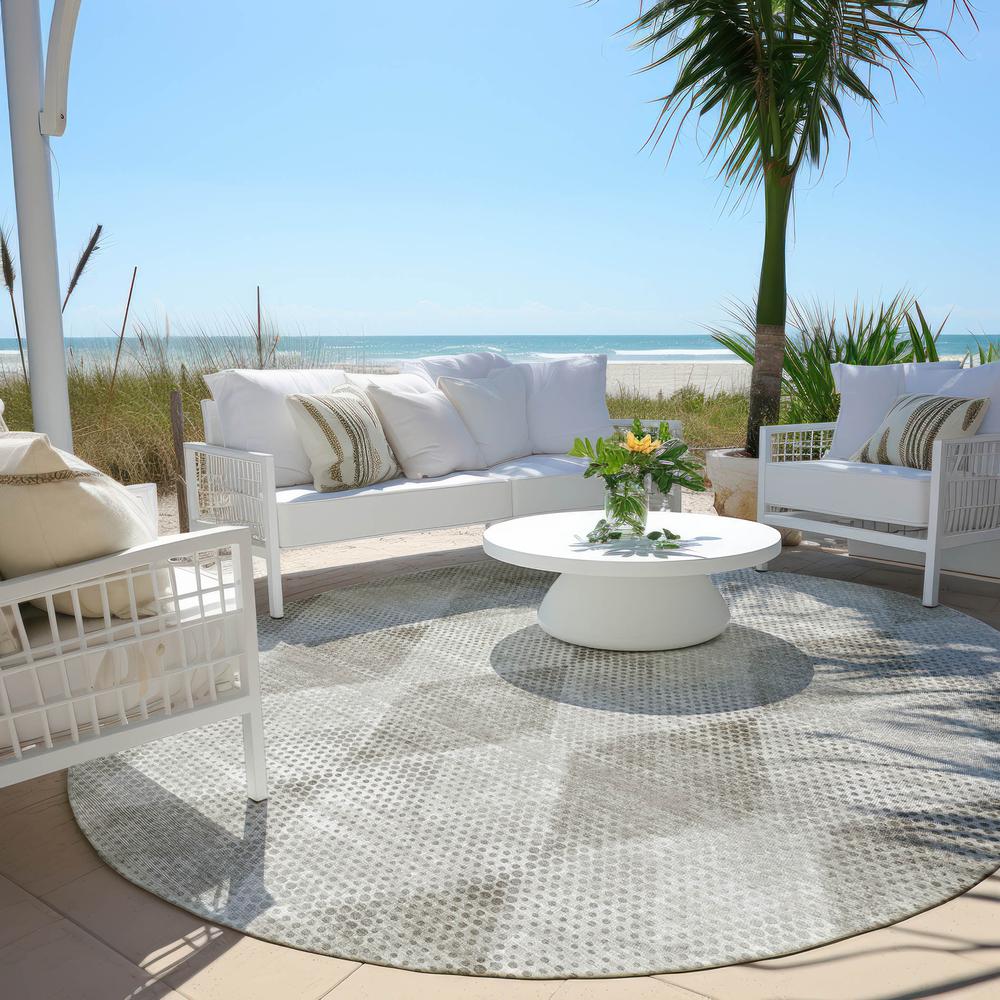 Chantille ACN539 Gray 8' x 8' Rug. Picture 7