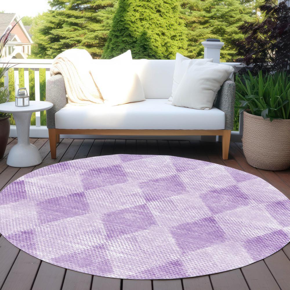 Chantille ACN539 Purple 8' x 8' Rug. Picture 7