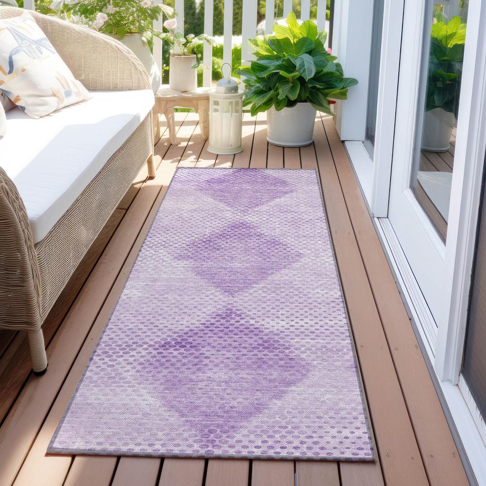 Chantille ACN539 Purple 2'3" x 7'6" Rug. Picture 7