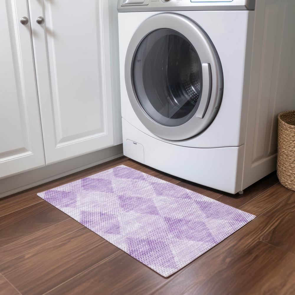 Chantille ACN539 Purple 1'8" x 2'6" Rug. Picture 6