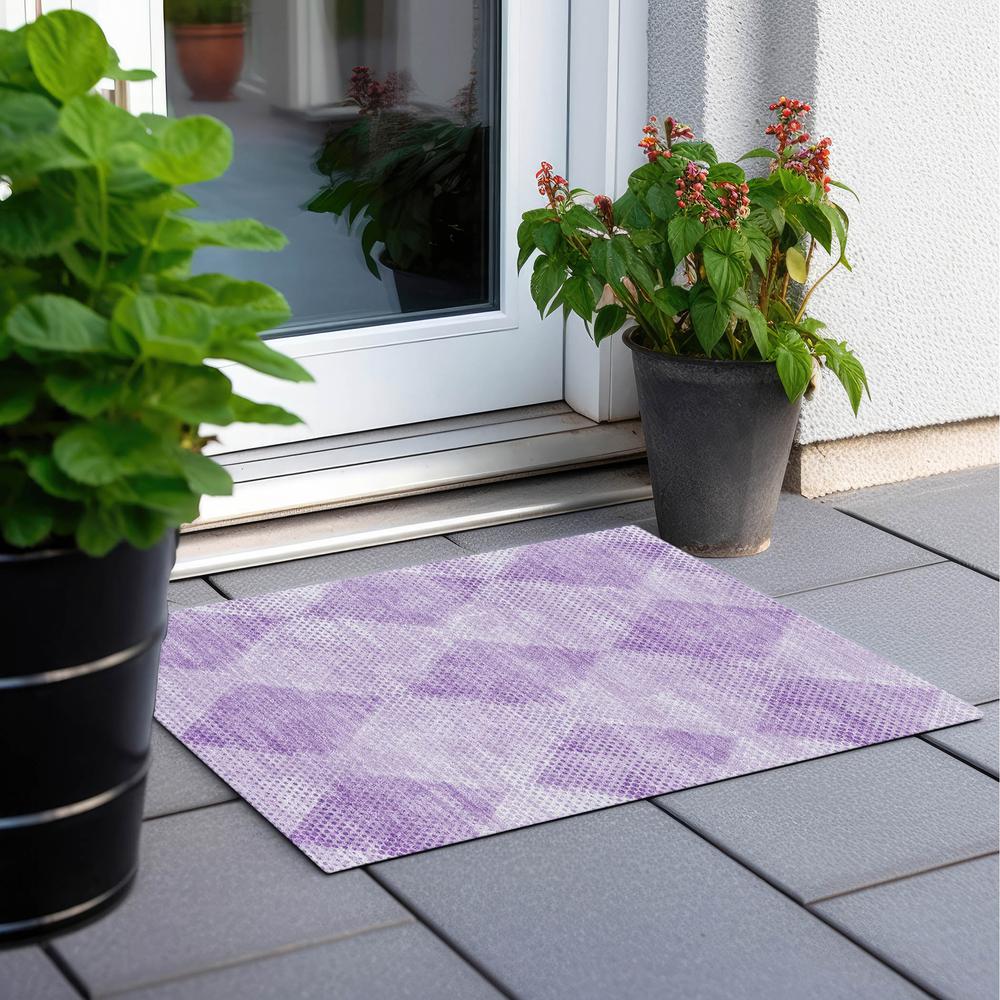 Chantille ACN539 Purple 1'8" x 2'6" Rug. Picture 7