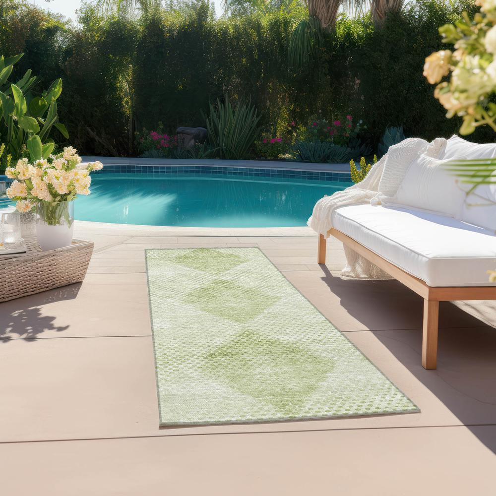 Chantille ACN539 Green 2'3" x 7'6" Rug. Picture 7