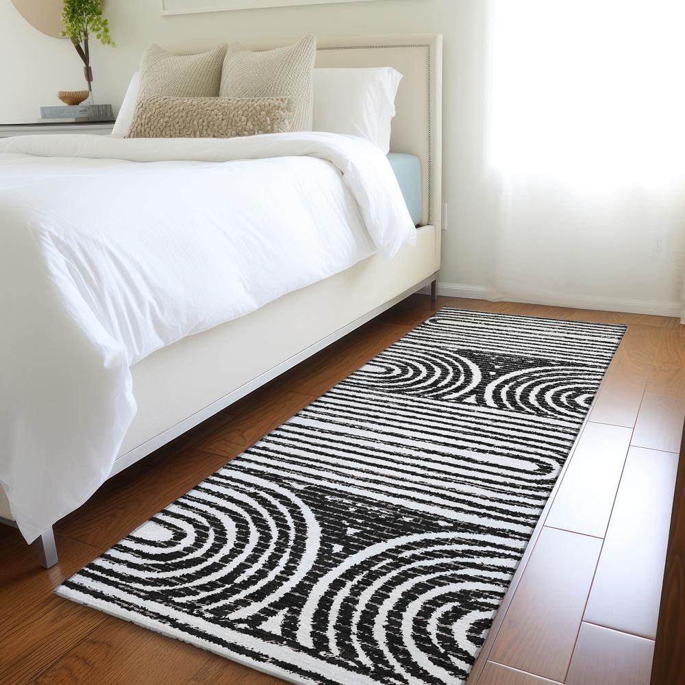 Chantille ACN540 Black 2'3" x 7'6" Rug. Picture 6
