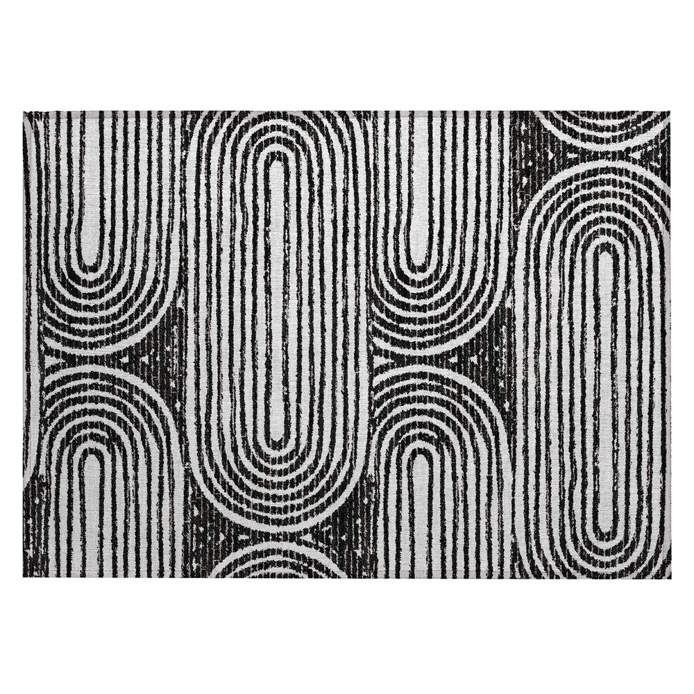 Chantille ACN540 Black 1'8" x 2'6" Rug. Picture 1