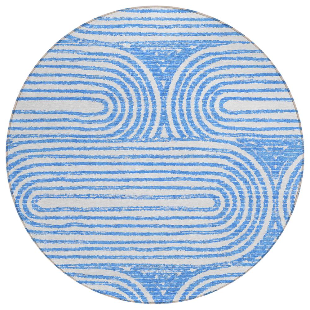 Chantille ACN540 Blue 8' x 8' Rug. Picture 1