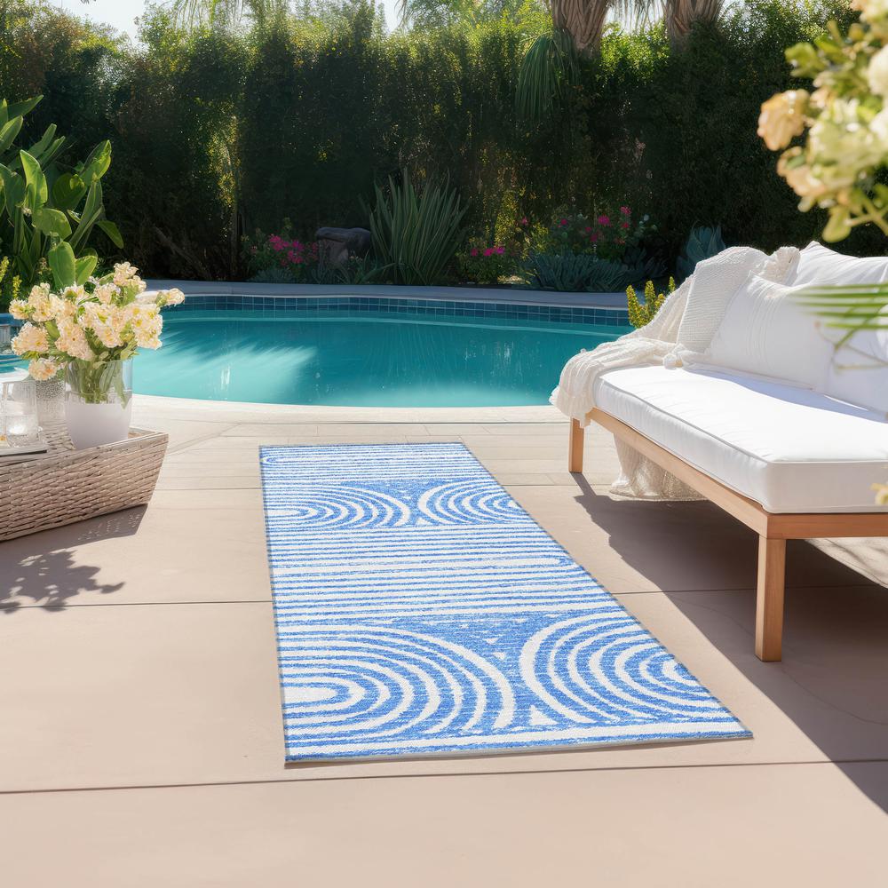 Chantille ACN540 Blue 2'3" x 7'6" Rug. Picture 7