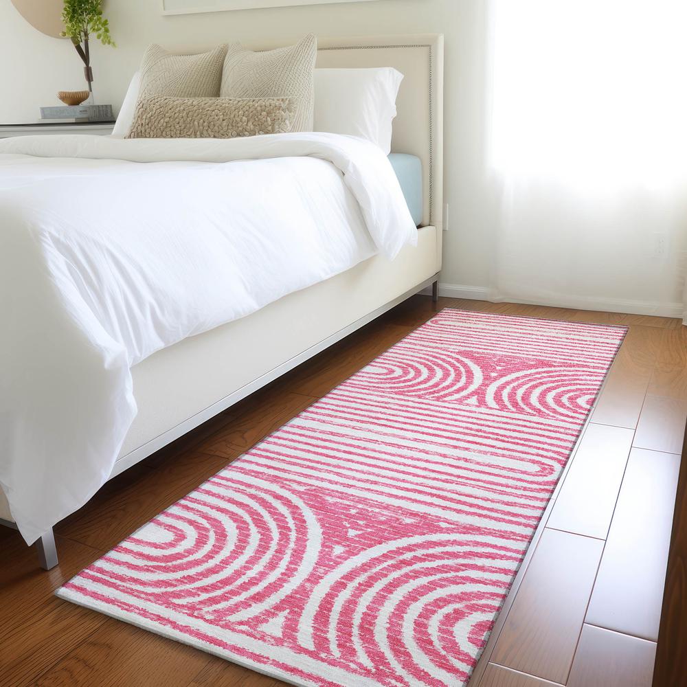 Chantille ACN540 Pink 2'3" x 7'6" Rug. Picture 6