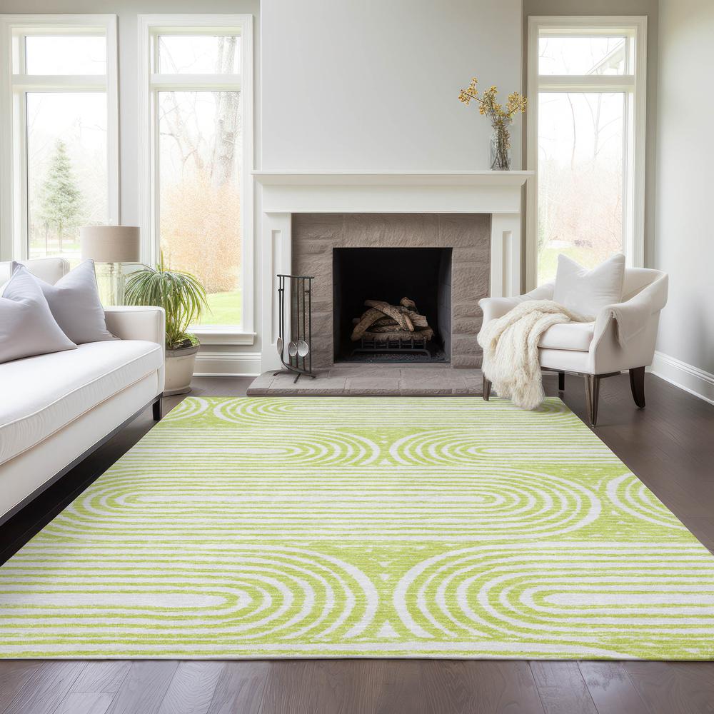 Chantille ACN540 Green 2'6" x 3'10" Rug. Picture 8