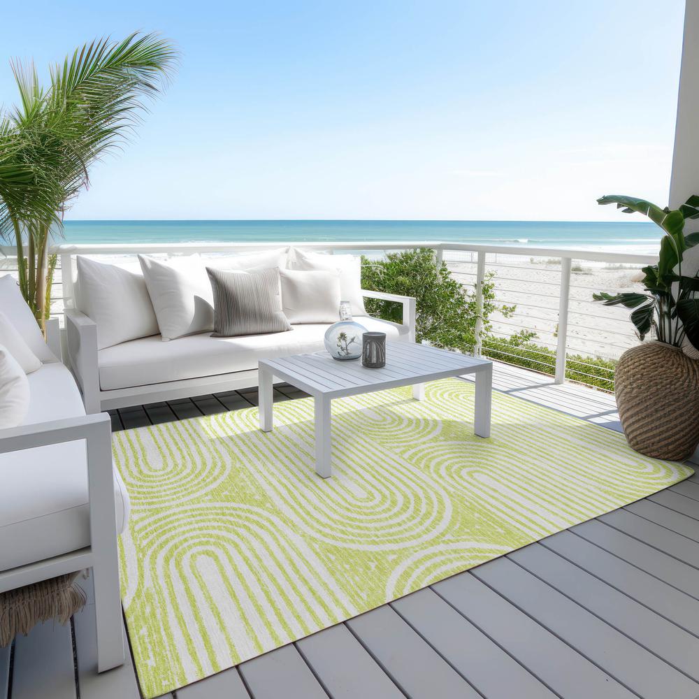 Chantille ACN540 Green 2'6" x 3'10" Rug. Picture 9