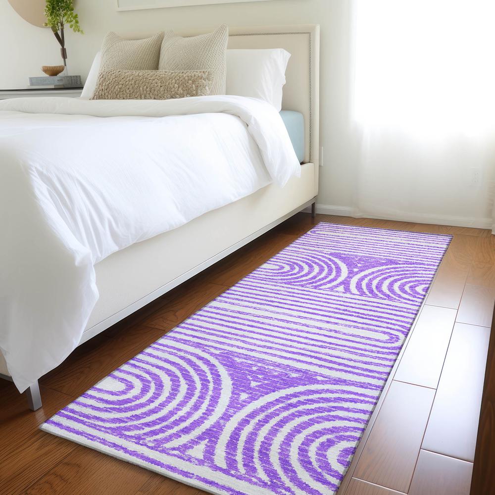 Chantille ACN540 Purple 2'3" x 7'6" Rug. Picture 6