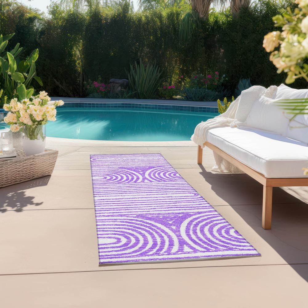 Chantille ACN540 Purple 2'3" x 7'6" Rug. Picture 7