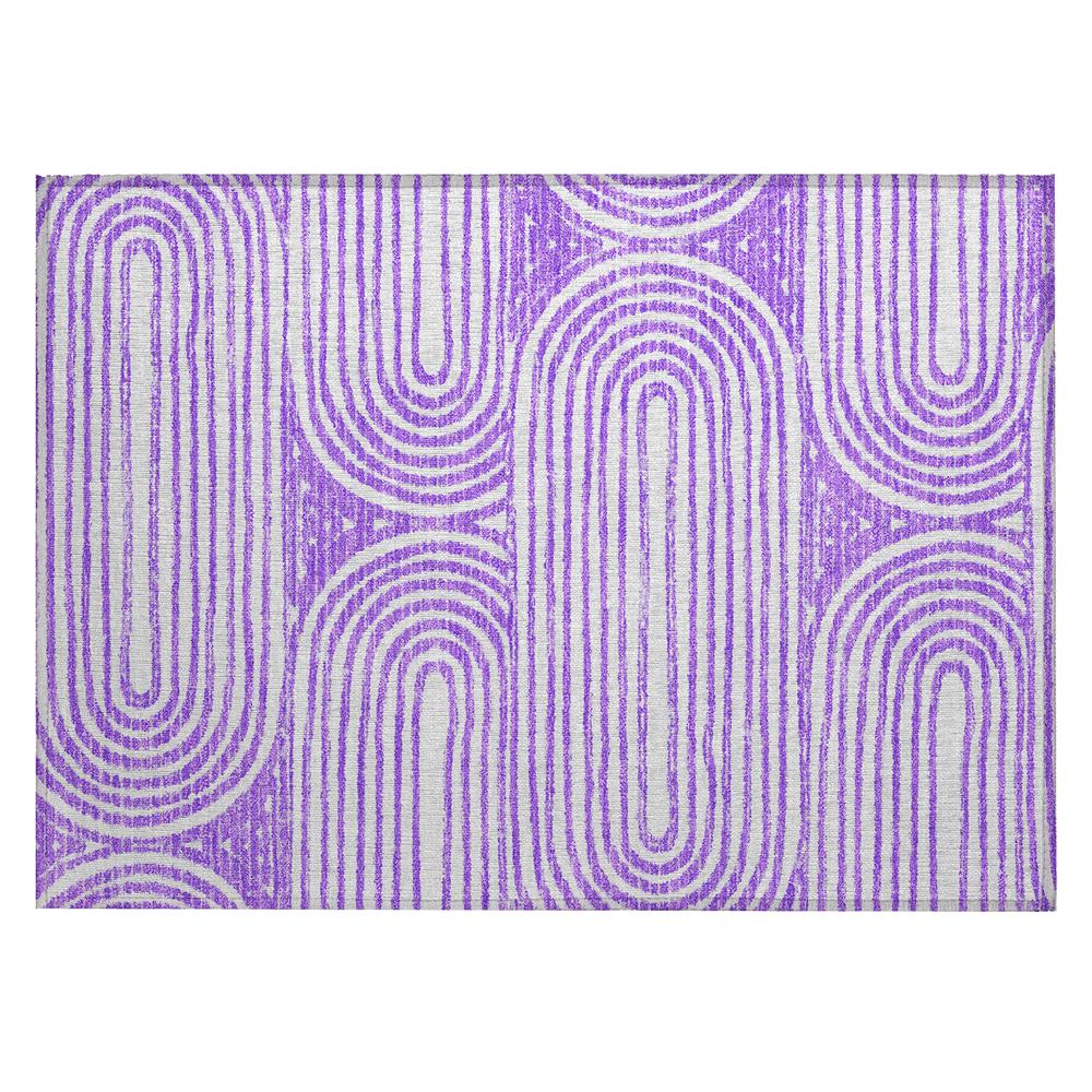 Chantille ACN540 Purple 1'8" x 2'6" Rug. Picture 1