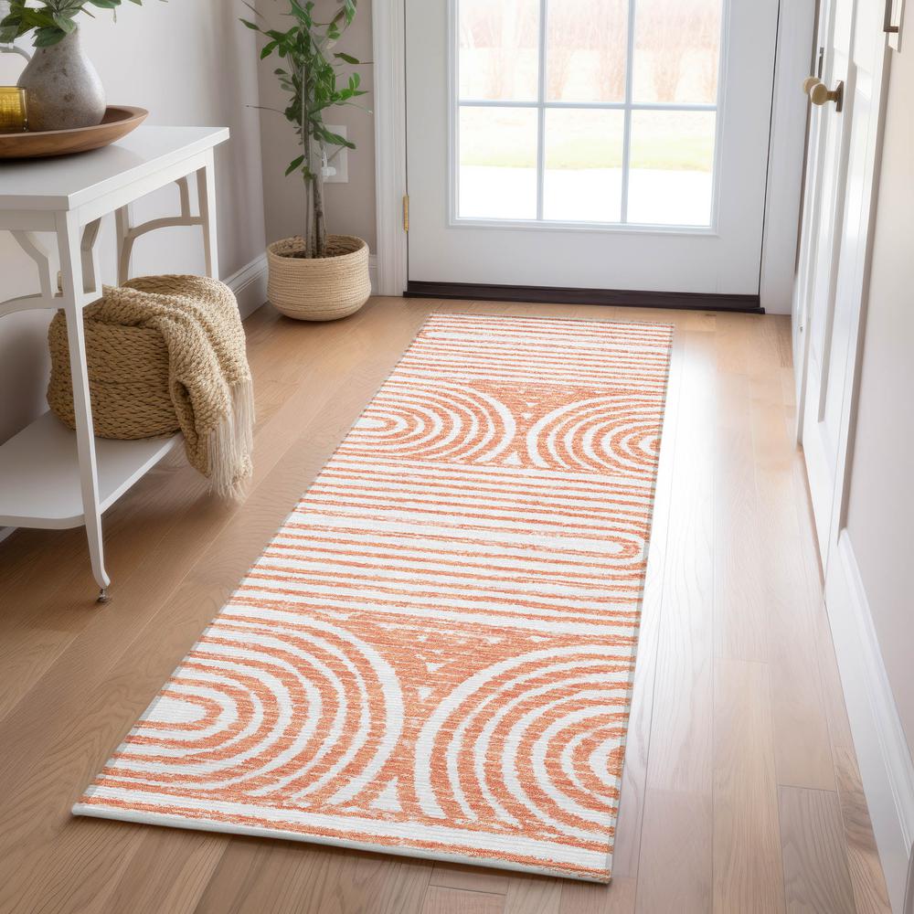 Chantille ACN540 Orange 2'3" x 7'6" Rug. Picture 6