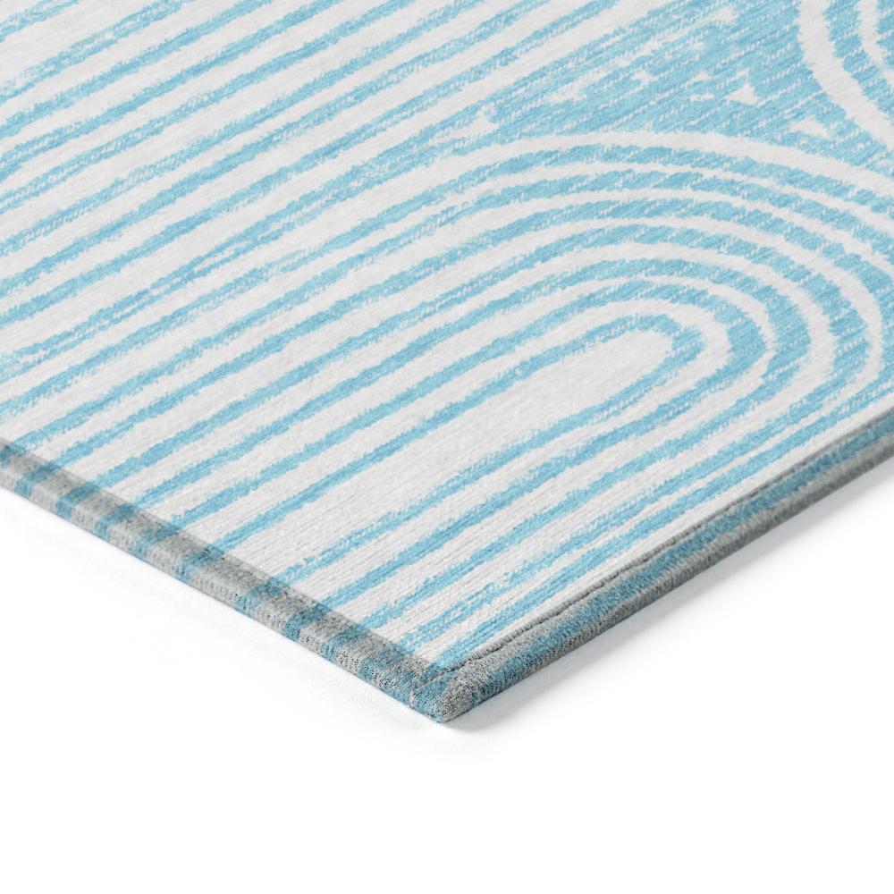 Chantille ACN540 Teal 1'8" x 2'6" Rug. Picture 4