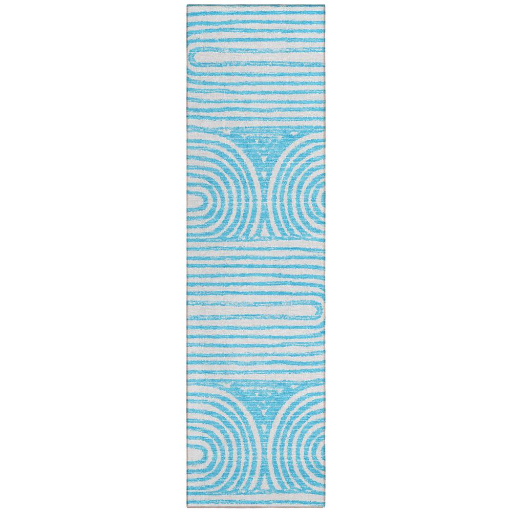 Chantille ACN540 Teal 2'3" x 7'6" Rug. Picture 1