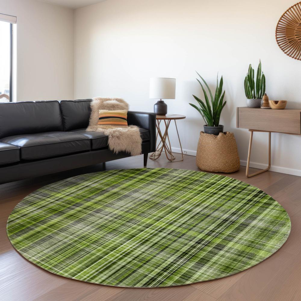 Chantille ACN541 Green 8' x 8' Rug. Picture 6