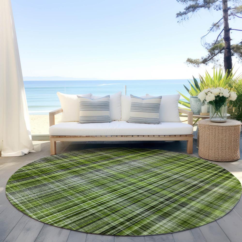 Chantille ACN541 Green 8' x 8' Rug. Picture 7