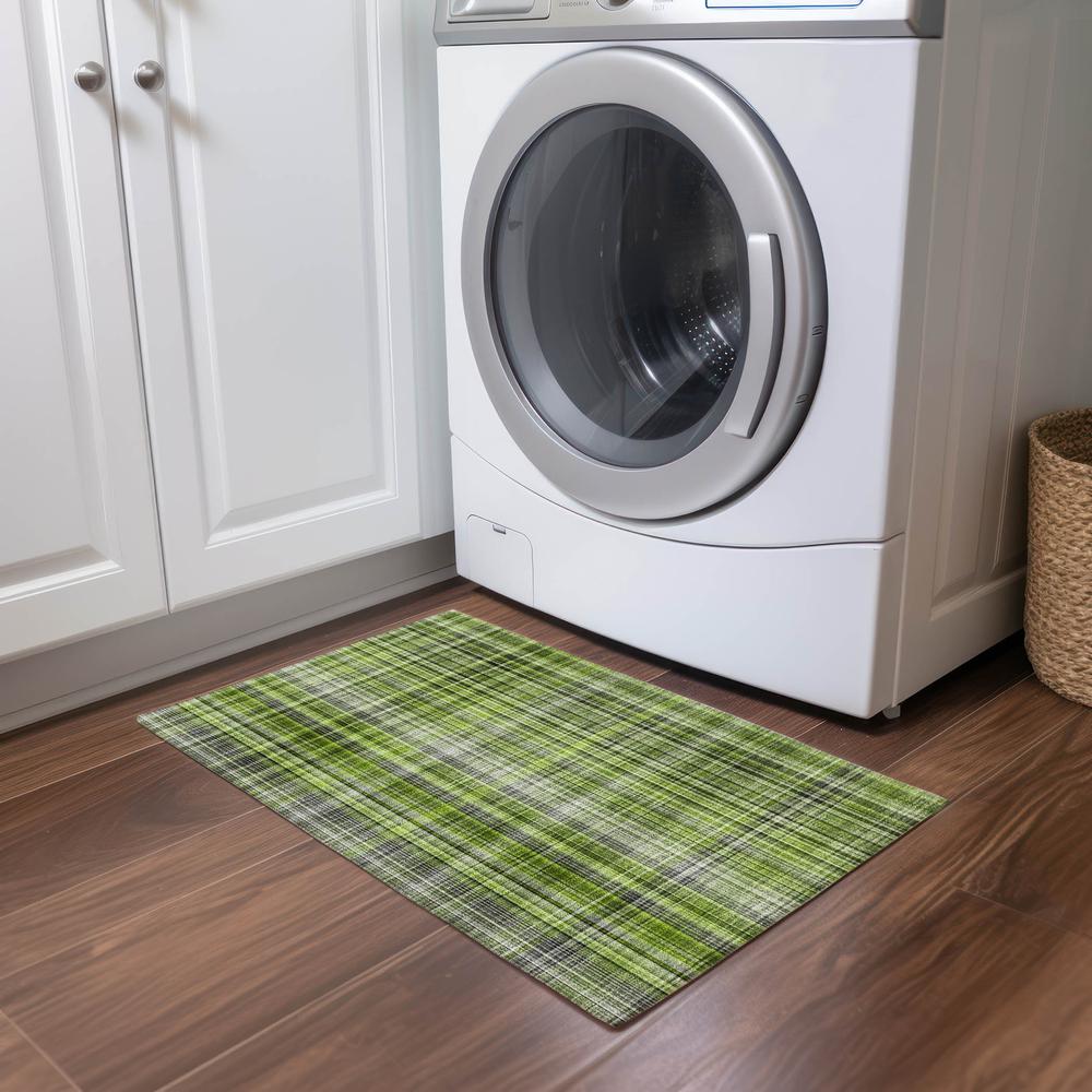 Chantille ACN541 Green 1'8" x 2'6" Rug. Picture 6