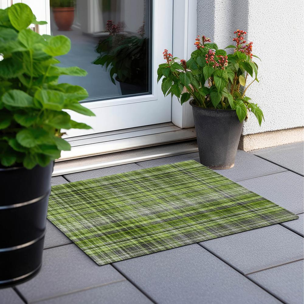 Chantille ACN541 Green 1'8" x 2'6" Rug. Picture 7