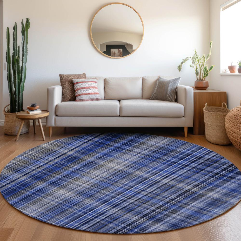 Chantille ACN541 Blue 8' x 8' Rug. Picture 6