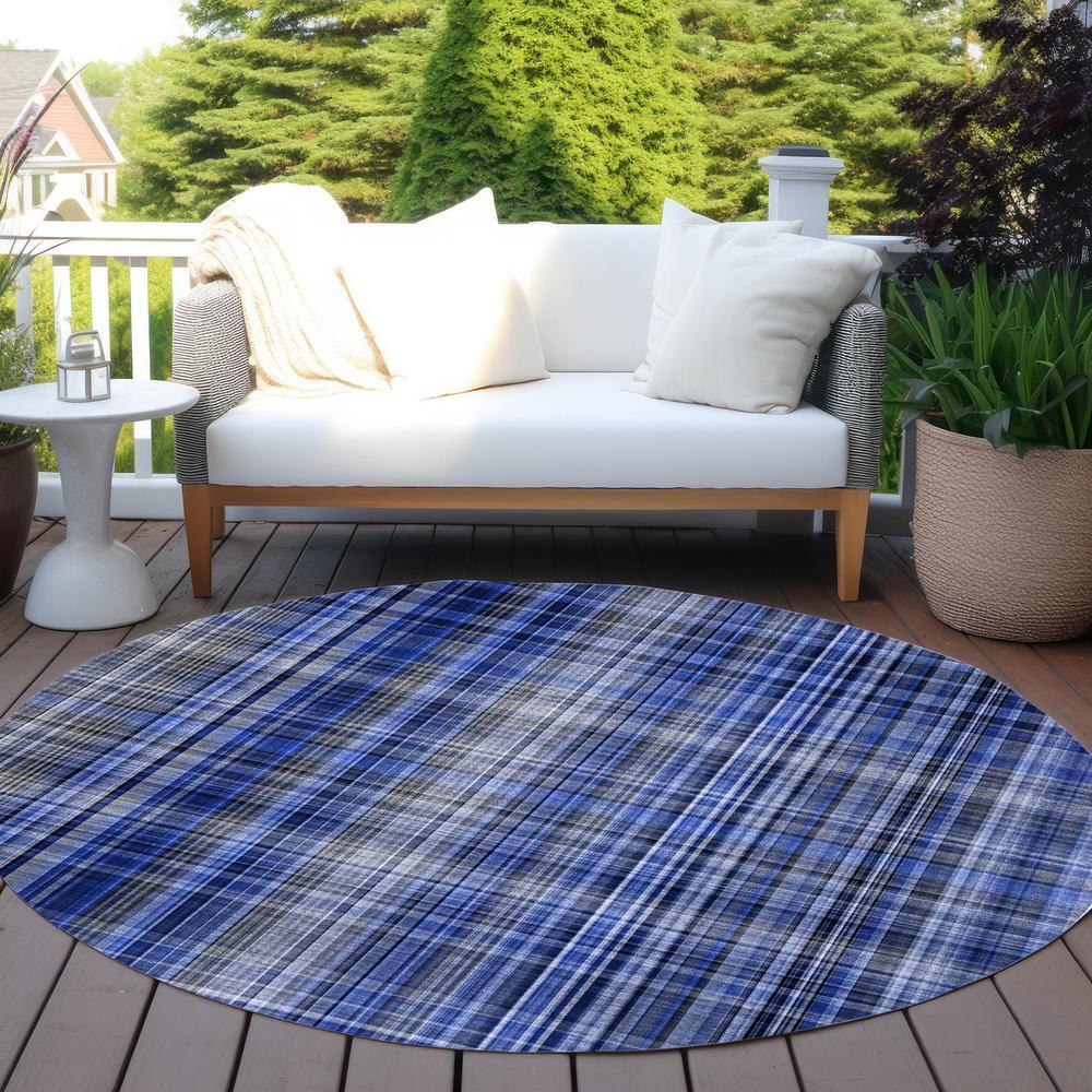 Chantille ACN541 Blue 8' x 8' Rug. Picture 7